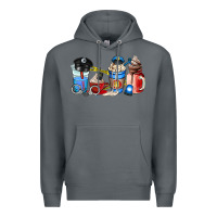 Rock police coffee cup Premium Hoodie - AdoDesignShop