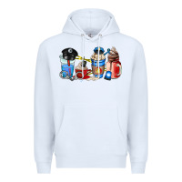 White police coffee cup Premium Hoodie - AdoDesignShop