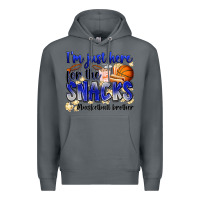 Rock i'm just here for the snacks #basketball brother Premium Hoodie - Zillion Design Studio