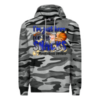 Slate Camo i'm just here for the snacks #basketball brother Premium Hoodie - Zillion Design Studio