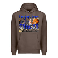 Coffee i'm just here for the snacks #basketball brother Premium Hoodie - Zillion Design Studio