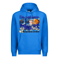 True Royal i'm just here for the snacks #basketball brother Premium Hoodie - Zillion Design Studio
