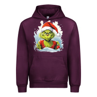Mauve Wine Grinch Urban Hoodie - Unal Design