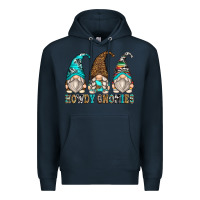 Navy howdy gnomies Premium Hoodie - Zillion Design Studio