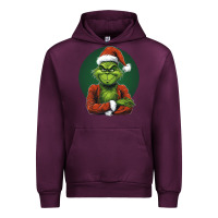 Mauve Wine Grinch Urban Hoodie - Unal Design
