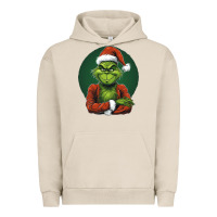 Pigment French Oak Grinch Urban Hoodie - Unal Design
