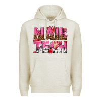 Oatmeal Heather nail tech Premium Hoodie - texasbilliewilder