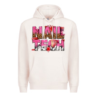 Pale Pink nail tech Premium Hoodie - texasbilliewilder
