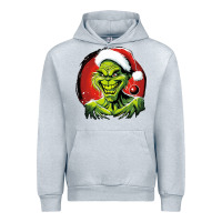 Heather Grey Grinch Urban Hoodie - Unal Design