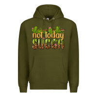 Army Green not today succa Premium Hoodie - texasbilliewilder