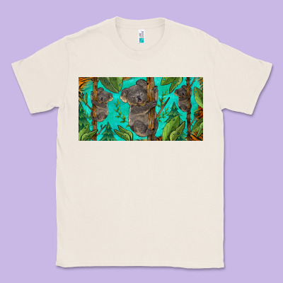 Koala License Plate Classic Tee Designed By Barkaloodesign
