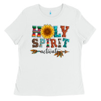 White holy spirit activate Ladies Tee - Artiststas