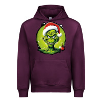 Mauve Wine Grinch Urban Hoodie - Unal Design