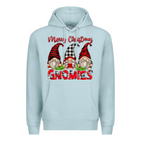 Blue Mist merry christmas gnomies Premium Hoodie - Zillion Design Studio
