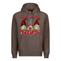 Coffee merry christmas gnomies Premium Hoodie - Zillion Design Studio