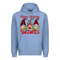 Colony Blue merry christmas gnomies Premium Hoodie - Zillion Design Studio