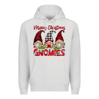 Dove Grey merry christmas gnomies Premium Hoodie - Zillion Design Studio