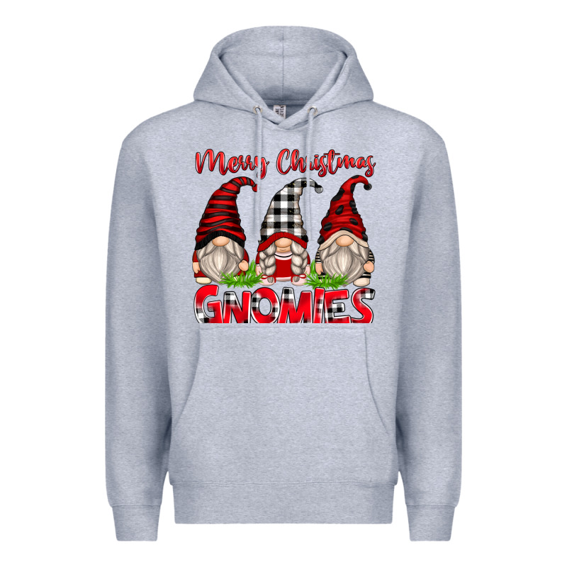 Merry Christmas Gnomies Premium Hoodie by Zillion Design Studio | Teevron