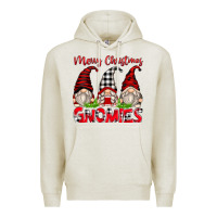 Oatmeal Heather merry christmas gnomies Premium Hoodie - Zillion Design Studio