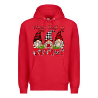 Red merry christmas gnomies Premium Hoodie - Zillion Design Studio