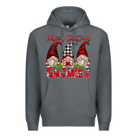Rock merry christmas gnomies Premium Hoodie - Zillion Design Studio