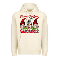 Sandshell merry christmas gnomies Premium Hoodie - Zillion Design Studio