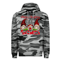 Slate Camo merry christmas gnomies Premium Hoodie - Zillion Design Studio