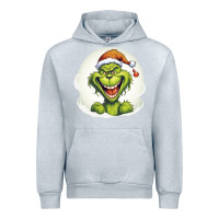 Heather Grey Grinch Urban Hoodie - Unal Design