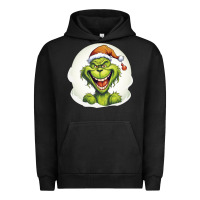 Pigment Black Grinch Urban Hoodie - Unal Design