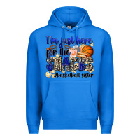 True Royal i'm just here for the snacks #basketball sister Premium Hoodie - Zillion Design Studio