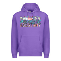 Purple orthodontist assistant Premium Hoodie - texasbilliewilder
