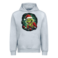 Heather Grey Grinch Urban Hoodie - Unal Design