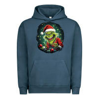 Pigment Midnight Navy Grinch Urban Hoodie - Unal Design