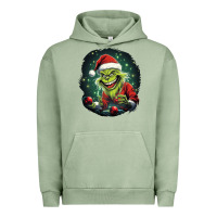 Pigment Oil Green Grinch Urban Hoodie - Unal Design
