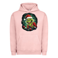 Pigment Salmon Grinch Urban Hoodie - Unal Design