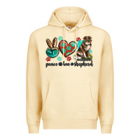 Pina Colada peace love australian shepherd Premium Hoodie - texasbilliewilder