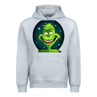 Heather Grey Grinch Urban Hoodie - Unal Design