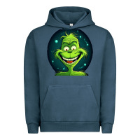 Pigment Midnight Navy Grinch Urban Hoodie - Unal Design