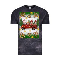 Cloud Black christmas gnomes truck Vintage Tee - Artiststas
