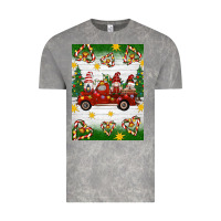 Cloud Rock christmas gnomes truck Vintage Tee - Artiststas