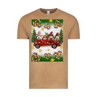 Vintage Camel christmas gnomes truck Vintage Tee - Artiststas