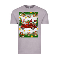 Vintage Zinc christmas gnomes truck Vintage Tee - Artiststas