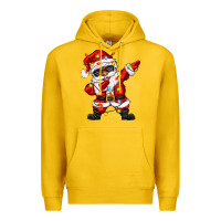 Lemon afro dabbing santa Premium Hoodie - Zillion Design Studio