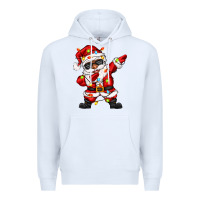 White afro dabbing santa Premium Hoodie - Zillion Design Studio