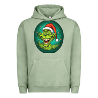 Pigment Oil Green Grinch Urban Hoodie - Unal Design