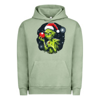 Pigment Oil Green Grinch Urban Hoodie - Unal Design