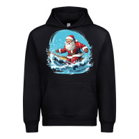 Black happy santa Urban Hoodie - Unal Design