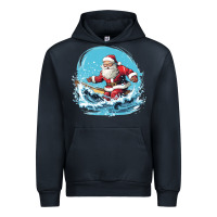 Navy happy santa Urban Hoodie - Unal Design