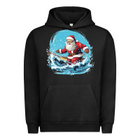Pigment Black happy santa Urban Hoodie - Unal Design