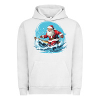 Pigment Lunar Rock happy santa Urban Hoodie - Unal Design